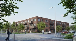 212 17122025 Artist impression van Eigen Haard bouwproject De Slof aan de Appel en Notenlaan1